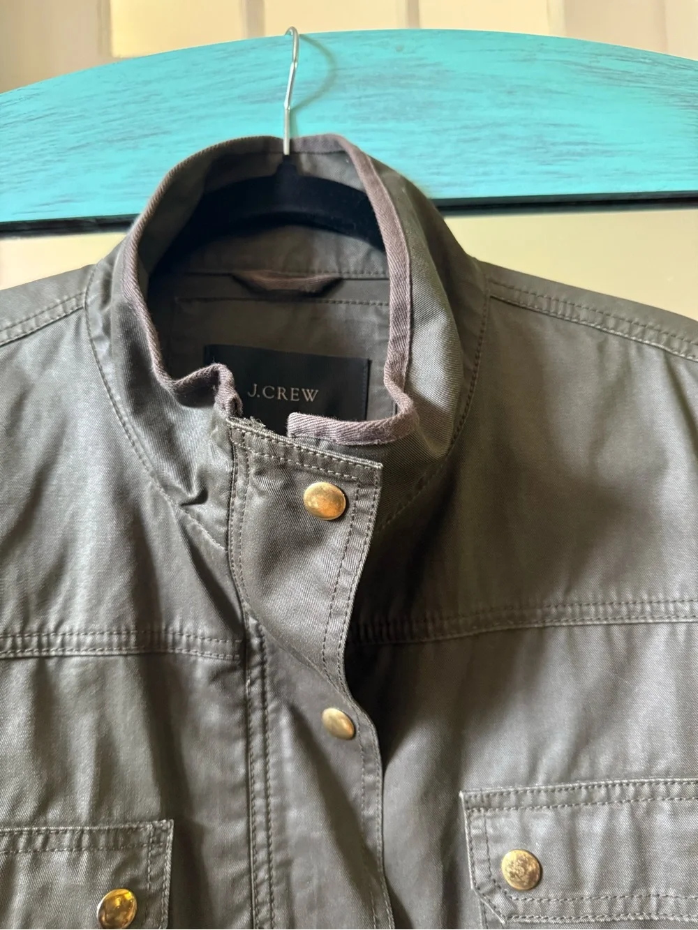 JCrew women’s waxed jacket